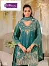 Grace By Pc Roamn Silk Embroidery Kurti With Bottom Dupatta 
